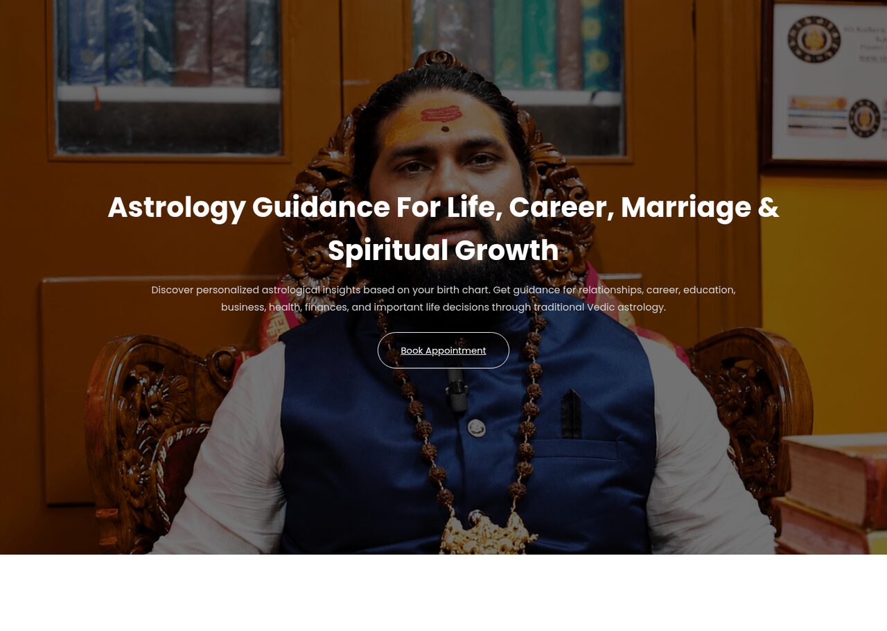 Astro Advice — A WordPress consultation site for astrology practice Astro Advice