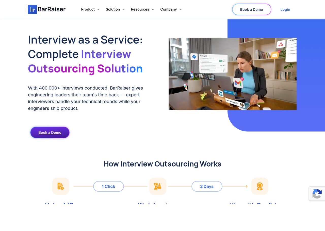 BarRaiser — A search-first web platform for BarRaiser