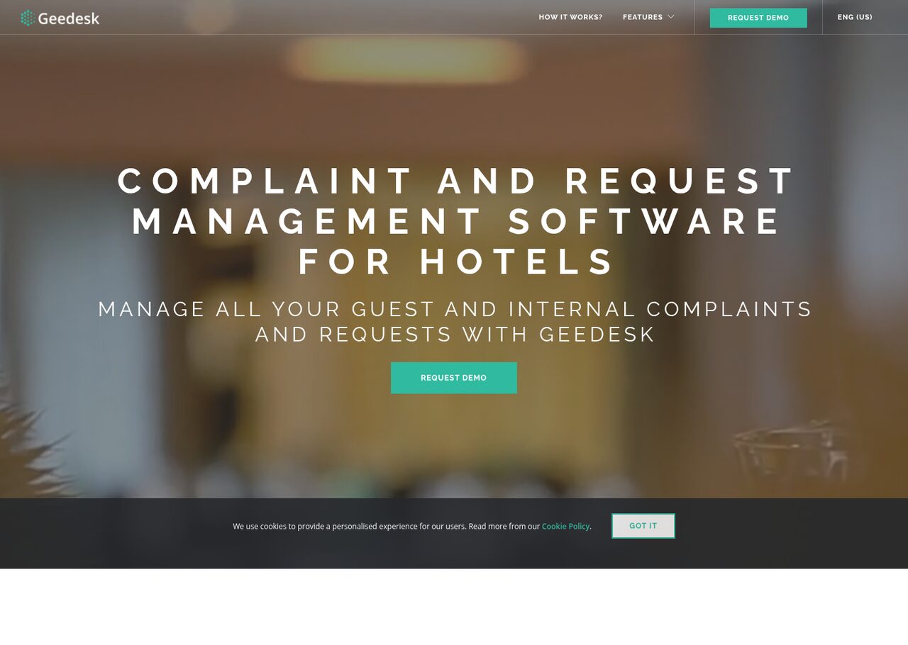 Geedesk — A hotel helpdesk SaaS that reaches staff on any phone
