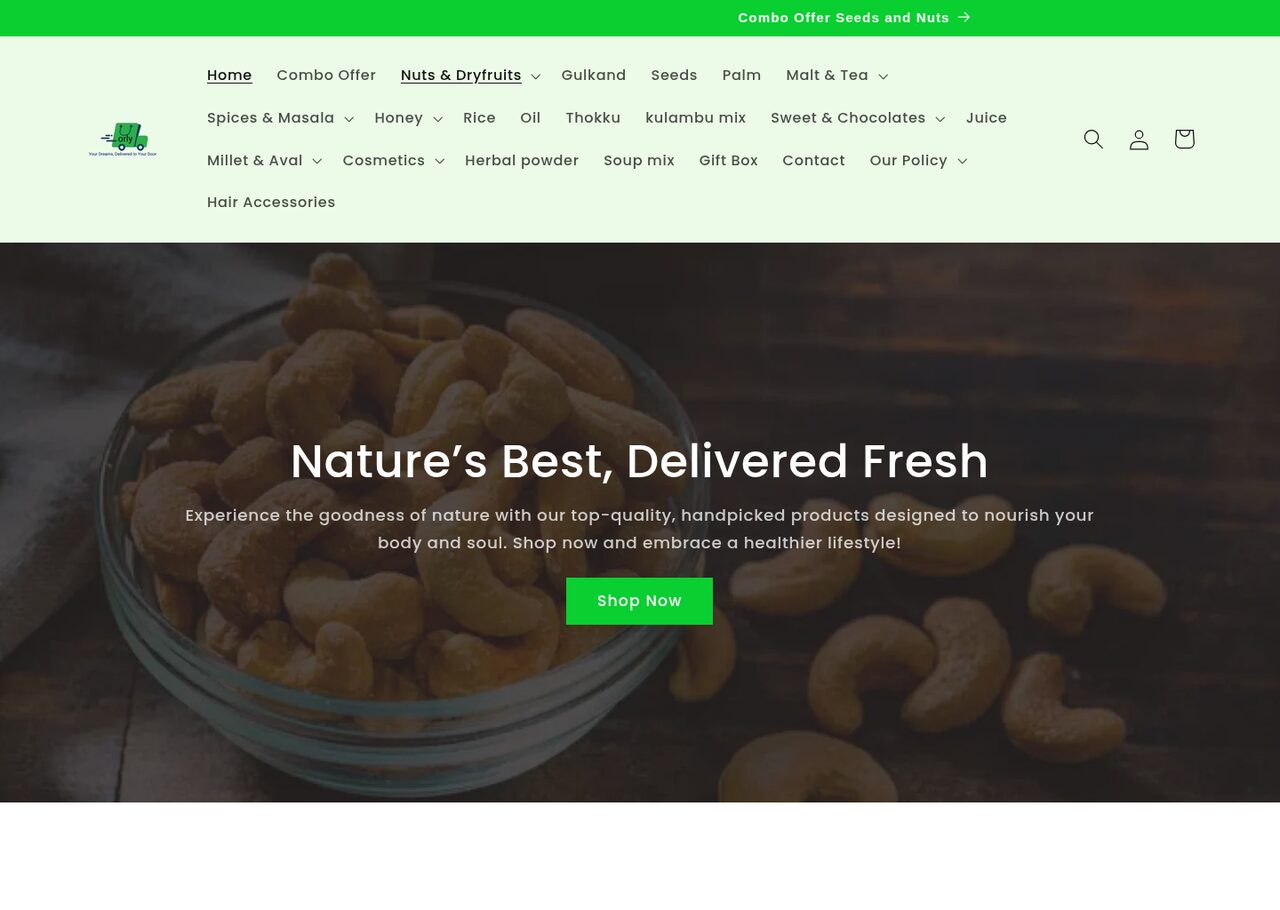 Orly Dry Fruits — A multi-category gourmet food store for Orly Dry Fruits