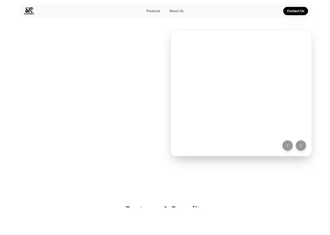 SK Agency — A product-led brand site for interiors company SK Agency